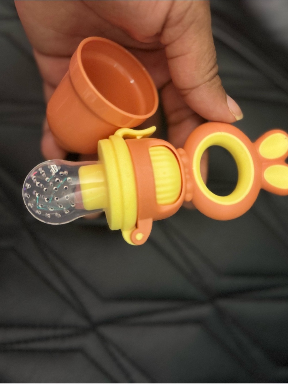 Orange & Yellow Baby Teether Rattle - Picture 2 of 2